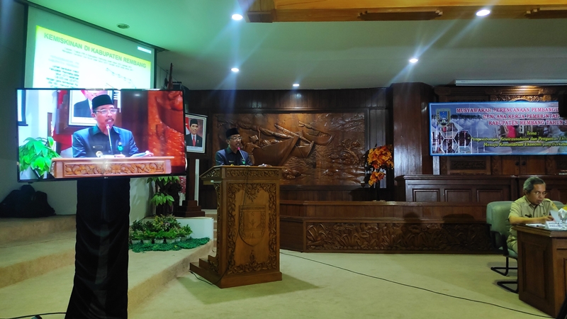 Bupati Rembang Buka Musrenbang  Untuk RKPD 2020