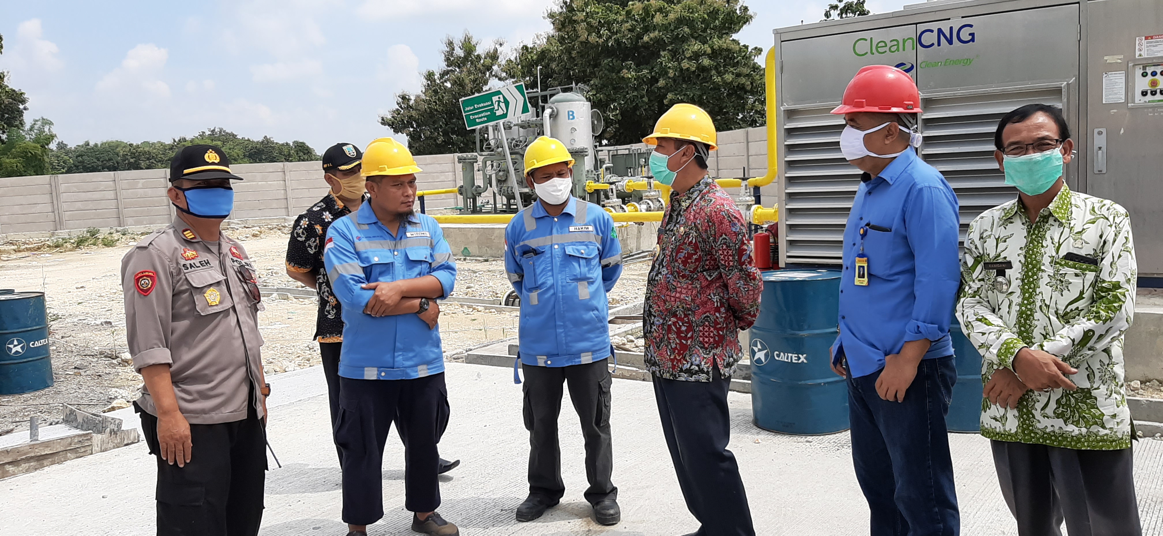 Bupati Hafidz Tinjau Kilang Gas di Jatihadi