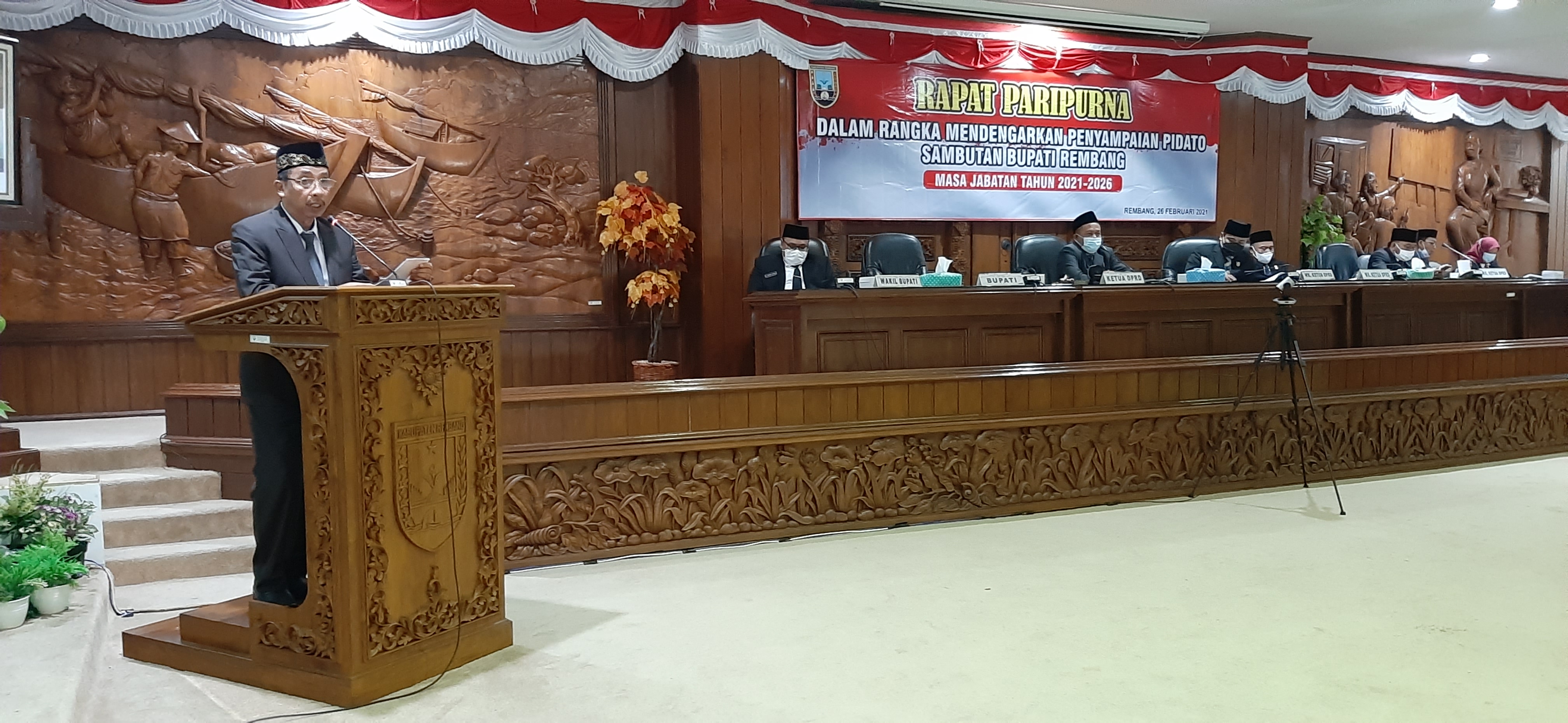 Pidato Perdana Usai Dilantik, Bupati Ungkap Visi Misi