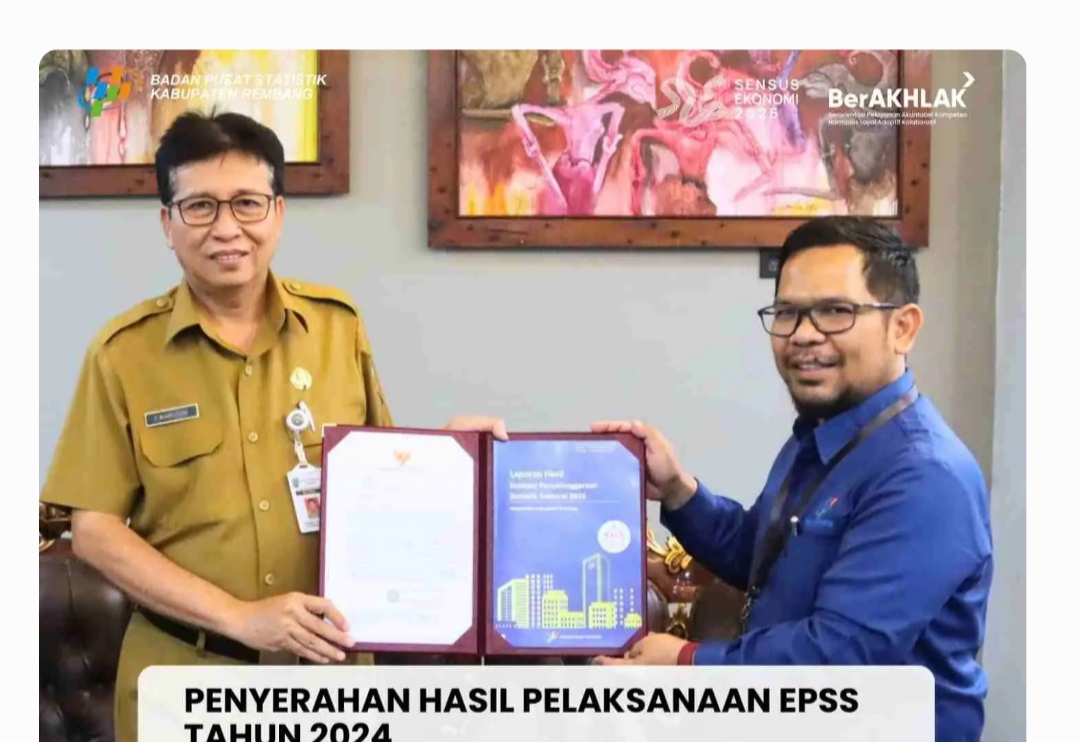 Pemkab Rembang Terima Hasil Evaluasi Statistik dari BPS