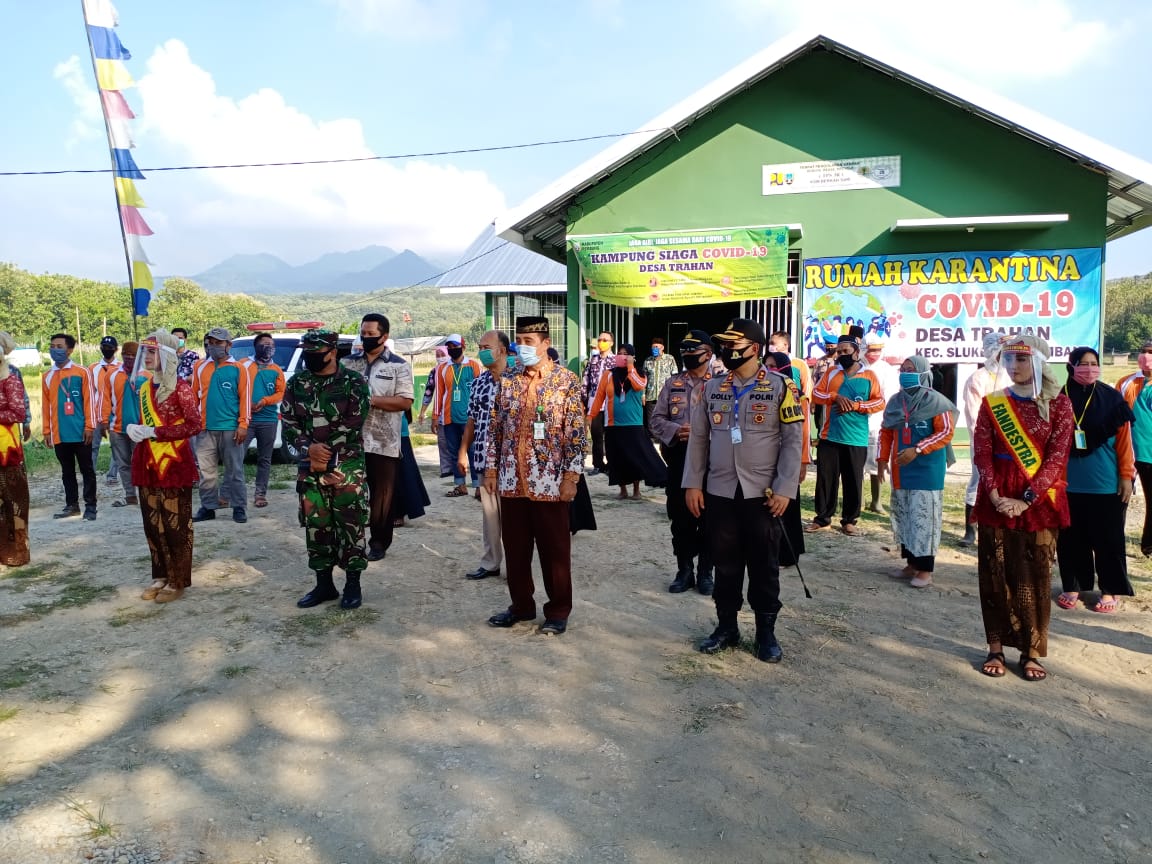 Desa Trahan Resmi Jadi Kampung Siaga Covid-19