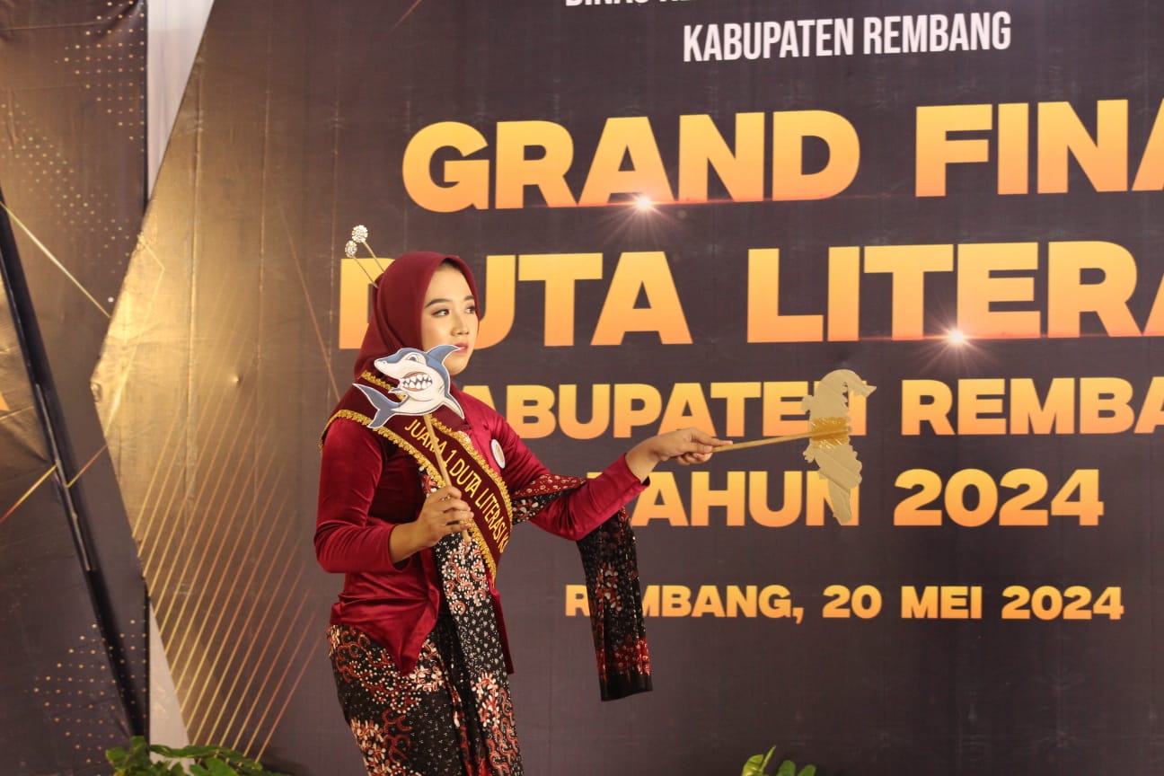 Mengenal Anggita, Juara 1 Duta Literasi Kabupaten Rembang