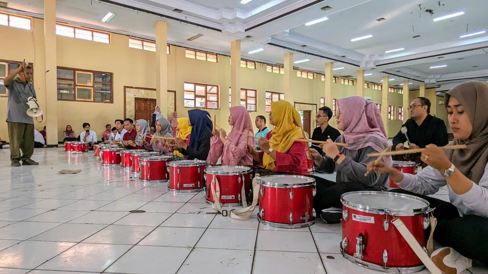 Drum Band Korpri, Puluhan ASN Pemkab Rembang Dapatkan Pelatihan Khusus