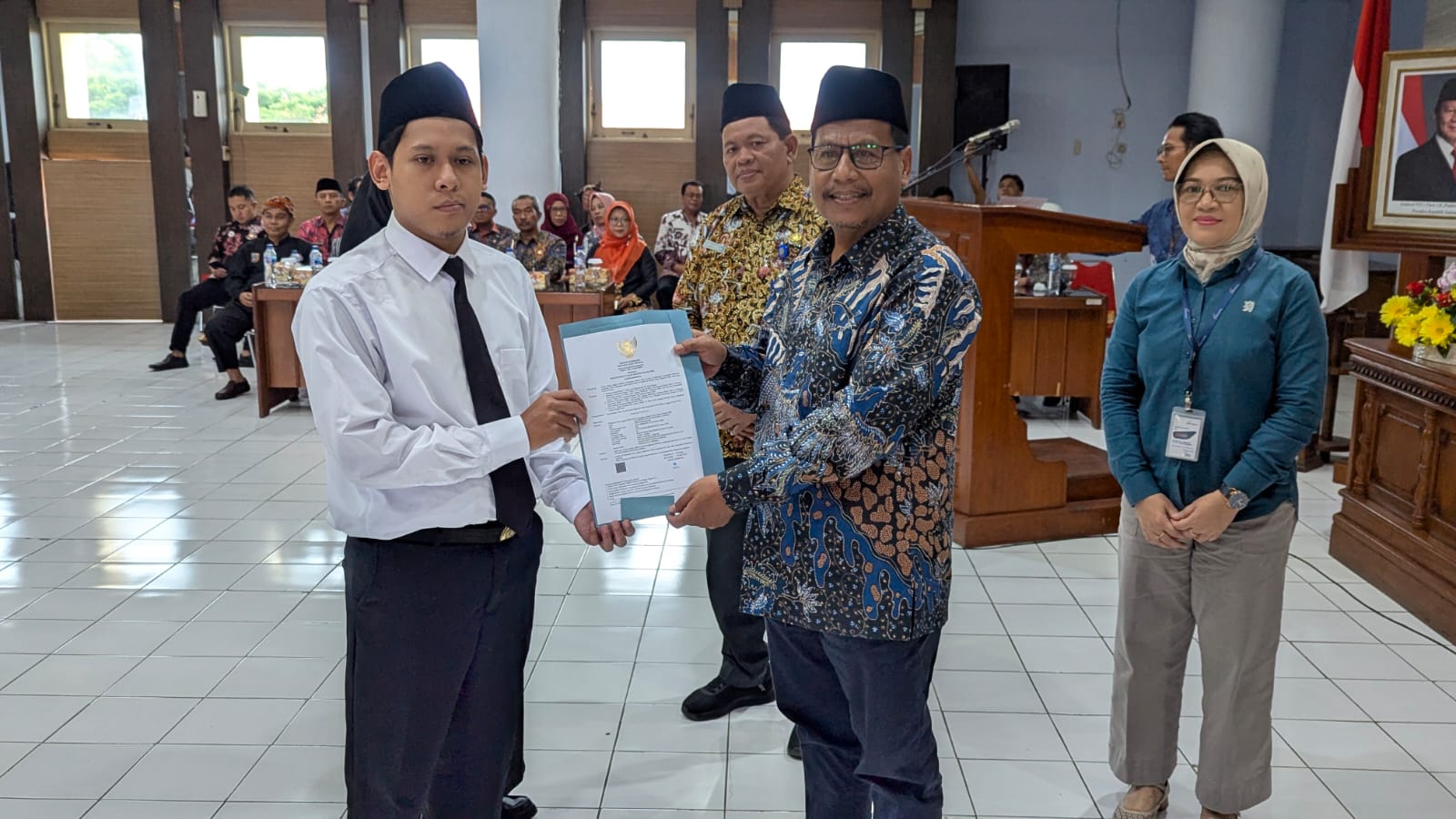Bupati Rembang Lantik 54 CPNS, Sampaikan Tiga Pesan Kunci