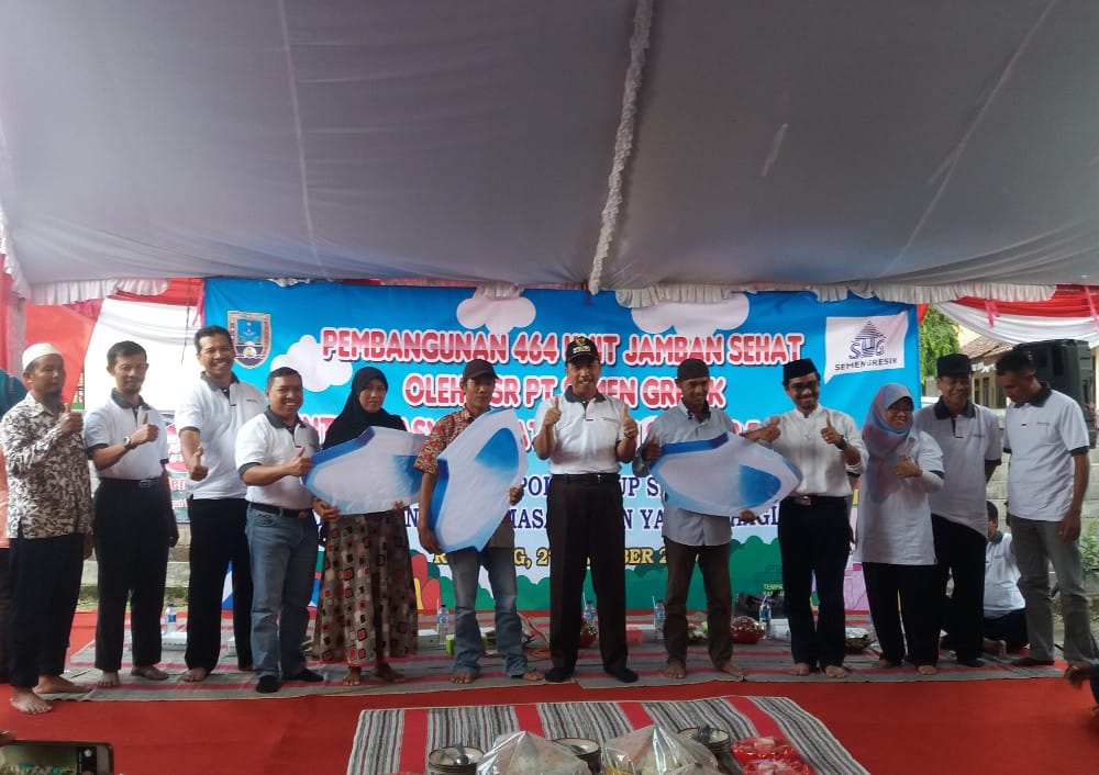Ratusan Kepala Keluarga Dapat Bantuan Jamban Sehat