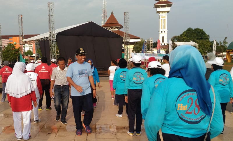 Senam Bersama Club Senam Porpi Semen Indonesia dan Warga Kota Rembang