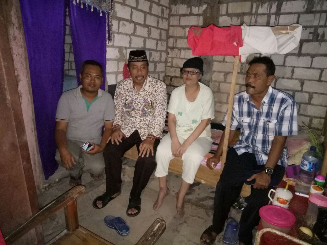 Dicurhati di acara Halo Bupati, Bupati langsung Temui Wanita Lumpuh