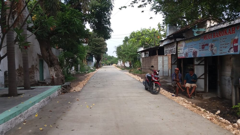 Jalan Penghubung Babagan- Dorokandang Dibeton Pemkab