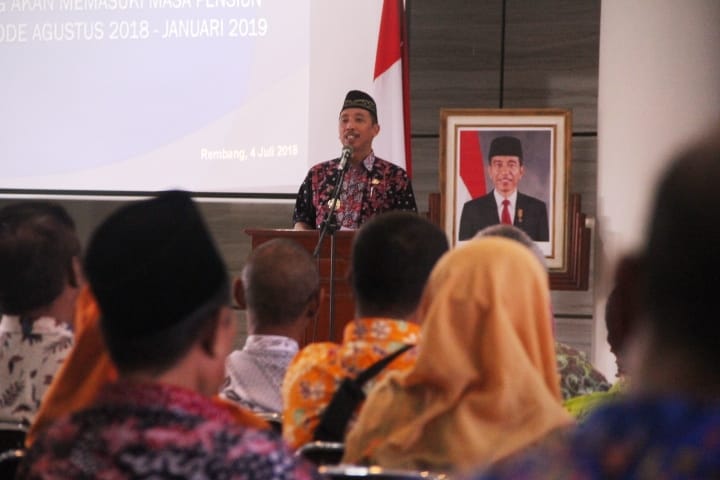 Pemkab Rembang Beri Pembekalan Ratusan PNS Jelang Pensiun