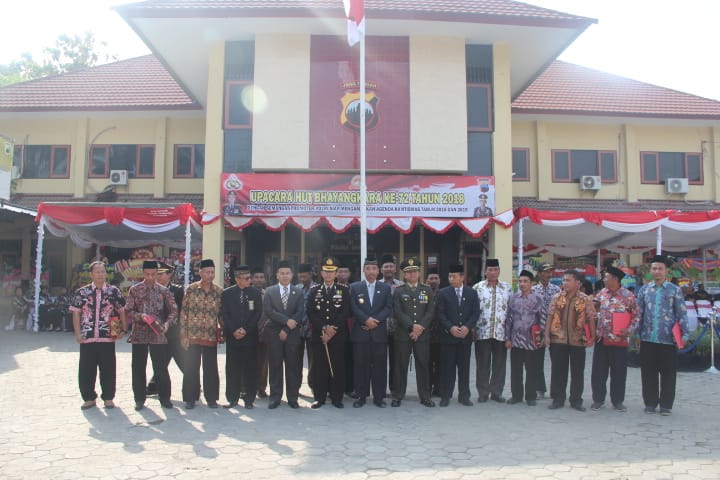 Bupati Hadiri Upacara HUT Bhayangkara ke 72