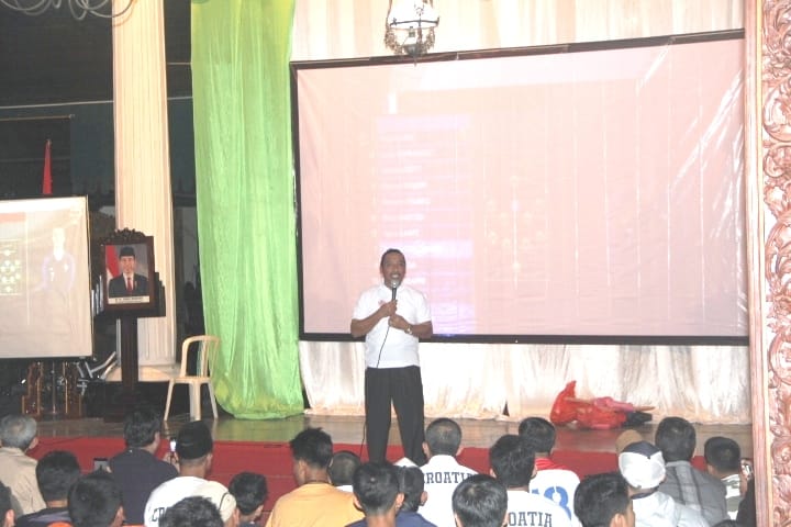 Nobar Piala Dunia, Bupati : Nobar Bisa Satukan Perbedaan Untuk Persatuan