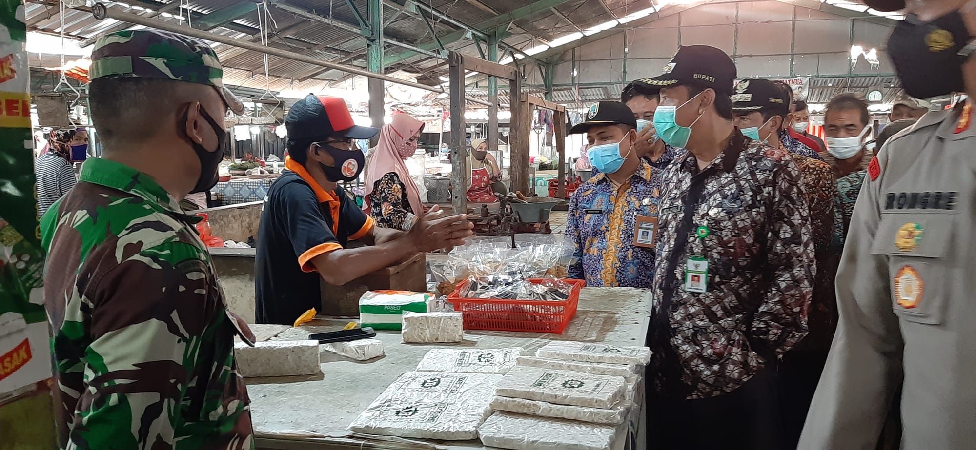 Bupati Hafidz Kembali Pantau Penerapan PPKM di Sejumlah Titik