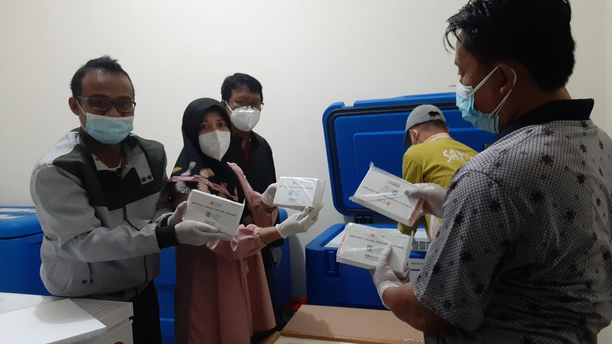 Senin Pagi, Pemkab Rembang Kick Off Vaksinasi