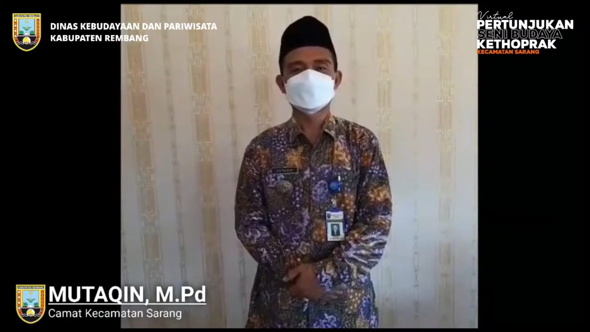 Pentas Seni Virtual, Dinbudpar Tampilkan Seni Hadroh, Ketoprak dan Gambyong