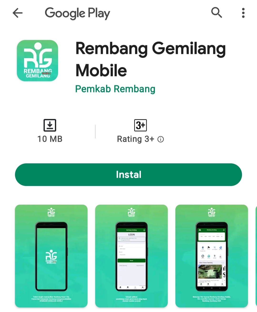 Dukung Smart City, Pemkab Launching Rembang Gemilang Mobile