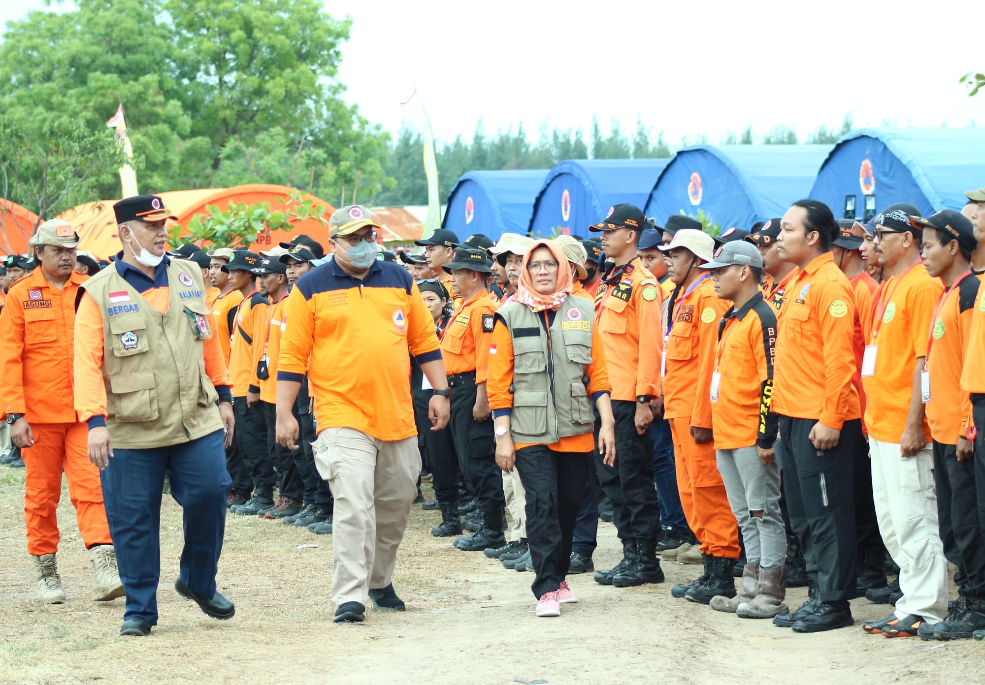 Wabup Hanies Buka Jambore Relawan Penanggulangan Bencana Nasional