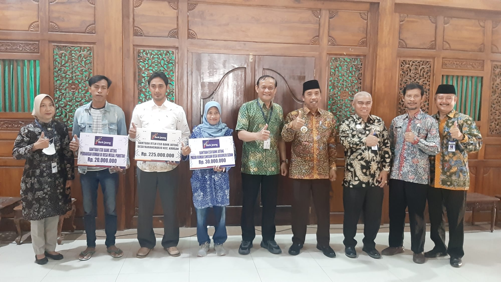 Bank Jateng  Salurkan CSR Untuk RTLH sampai Rumah Singgah