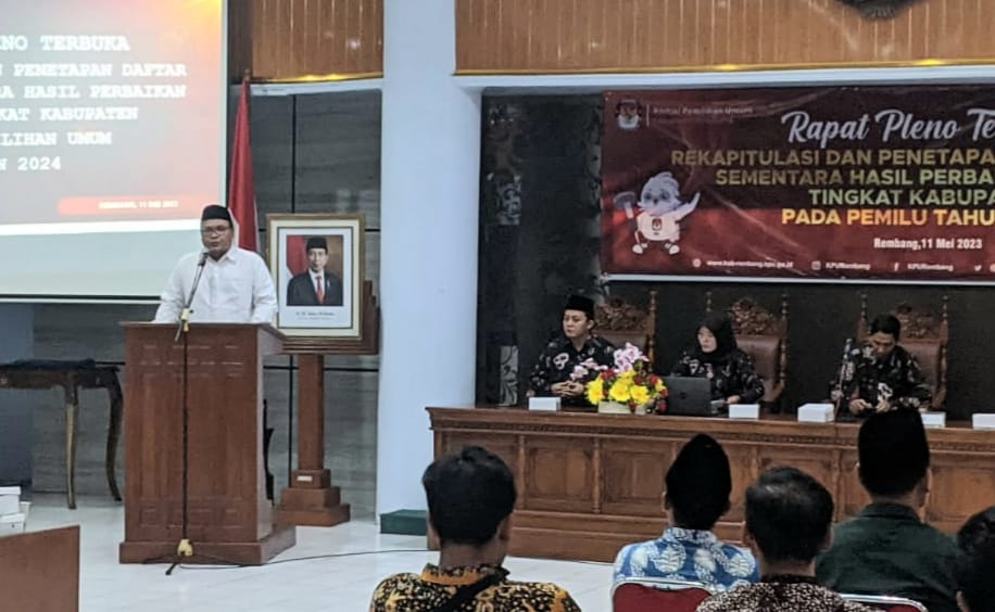 Rapat Pleno Perbaikan Data Pemilih Sementara, Wabup Hanies : Terus Jaga Kevalidan Data