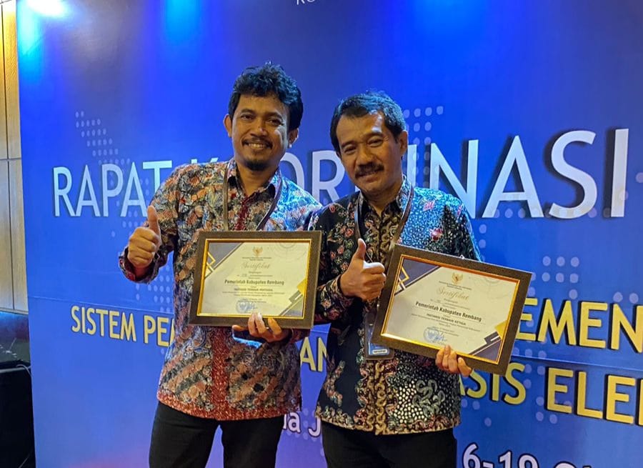 Pemkab Rembang Raih Prestasi Tingkat Nasional