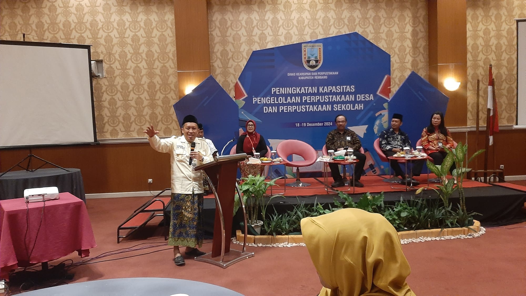 Dinarpus Tingkatkan Kapasitas Pengelola Perpustakaan di Rembang