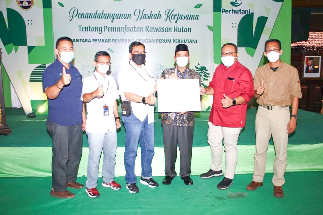 Pemkab Rembang Jalin Kerjasama dengan Perhutani Dalam Pemanfaatan Hutan