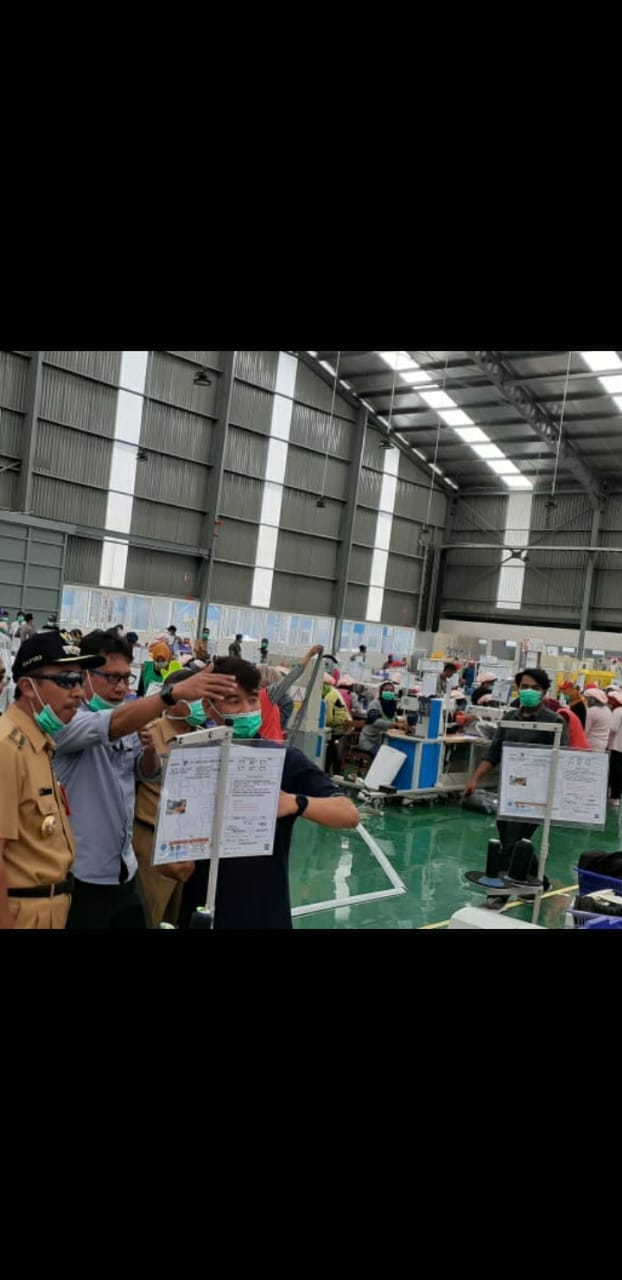 Bupati Pastikan Karyawan Pabrik Aman Dari Covid-19,
