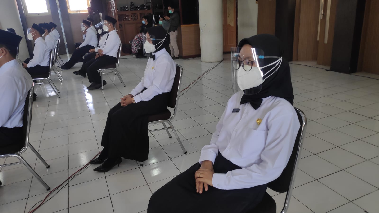 Penyerahan SK CPNS di OPD Masing- Masing dan Wajib Swab