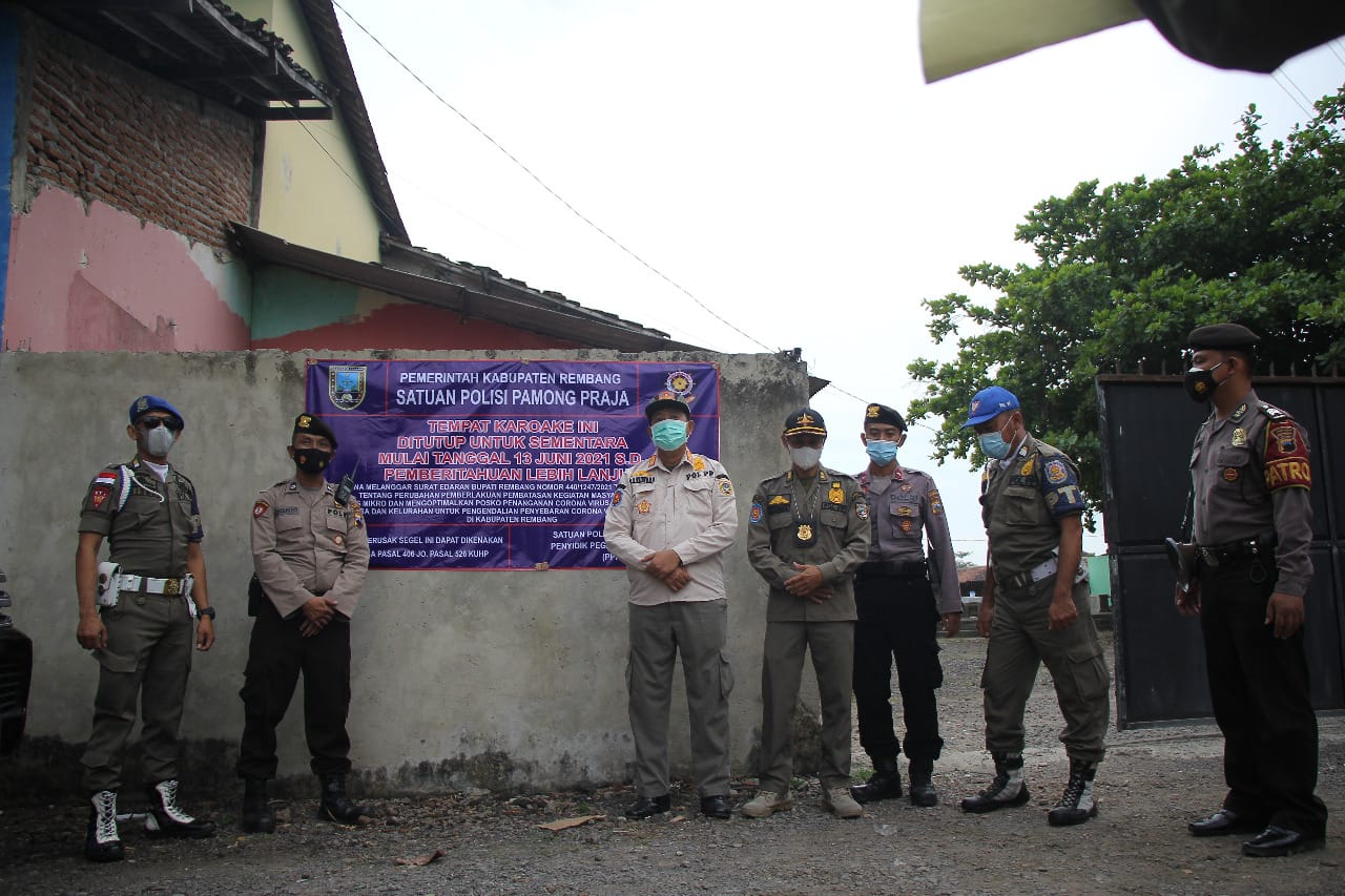 Langgar PPKM Mikro, Satu Cafe di Rembang Disegel