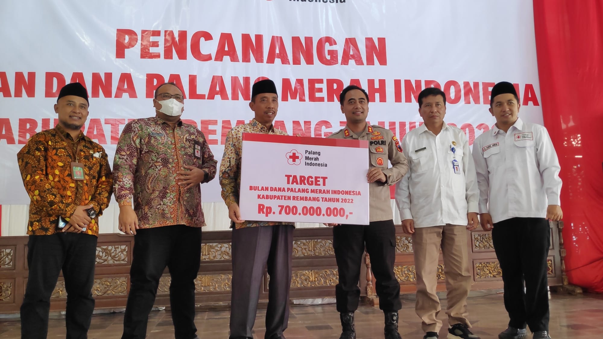 Bulan Dana PMI 2022, Targetkan Rp.700 juta
