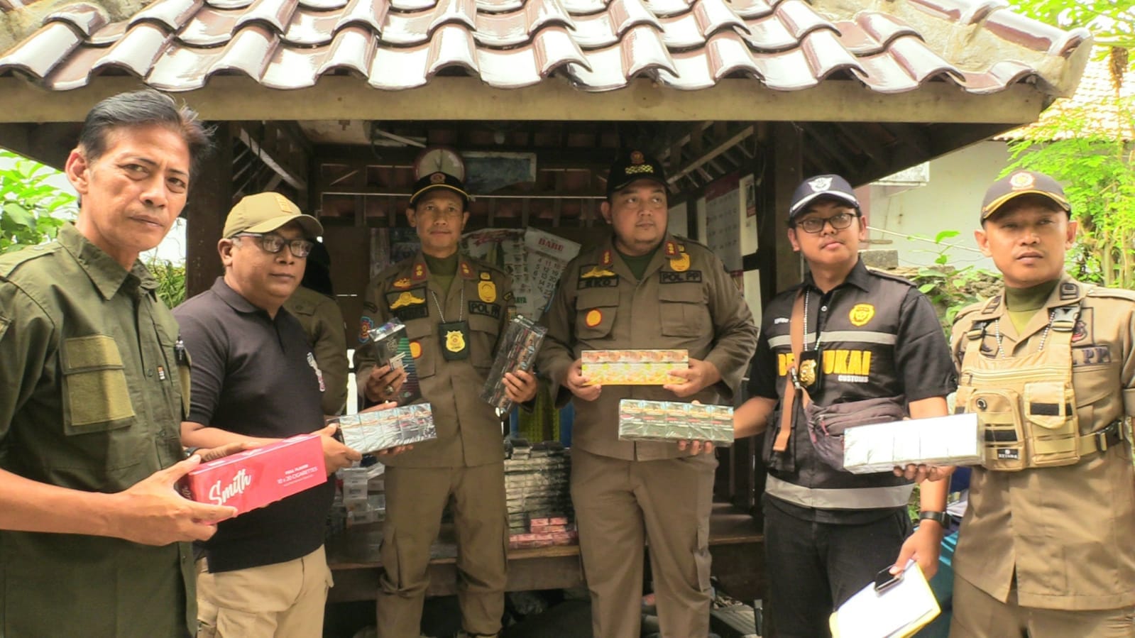 Operasi Gabungan, Petugas Sita 10.820 Batang Rokok Ilegal