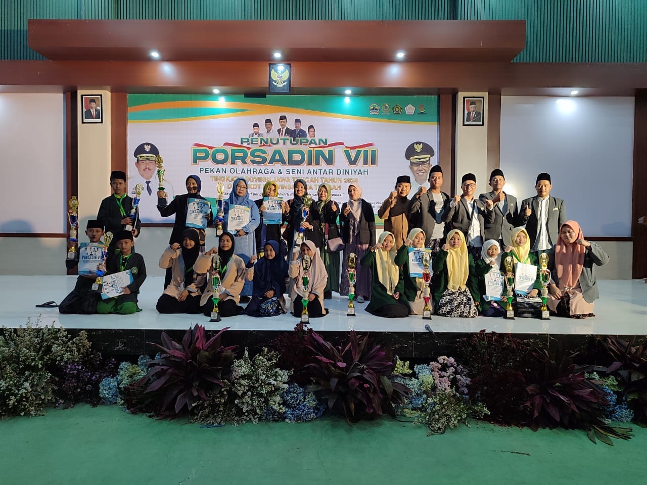 Kafilah Rembang Raih Juara Umum II di Porsadin Jawa Tengah 2024