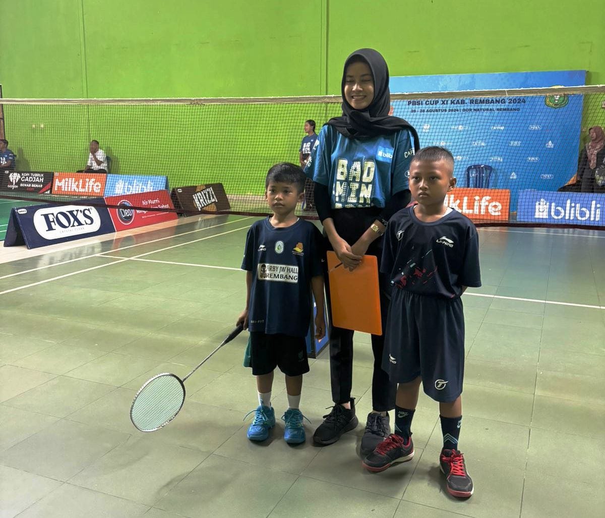 Kejurkab Bulutangkis Rembang 2024: 100 Atlet Muda Bertanding, Siapkan Diri ke Ajang Provinsi