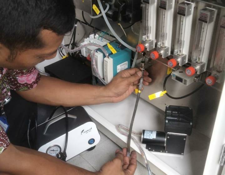 Sempat Mati, Pompa Pendingin Stasiun Pemantau Kualitas Udara Langsung Ditangani