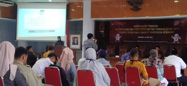 Sebanyak 498.303 Orang Ditetapkan Sebagai Daftar Pemilih Tetap 2024