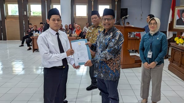 Bupati Rembang Lantik 54 CPNS, Sampaikan Tiga Pesan Kunci